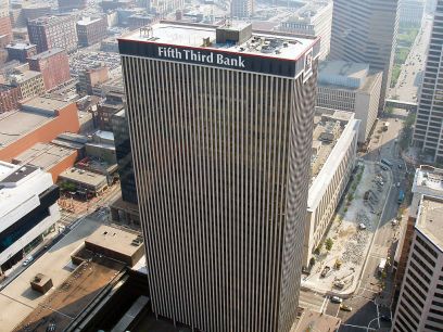 Fifth Third Bank headquarters building in Cincinnati.